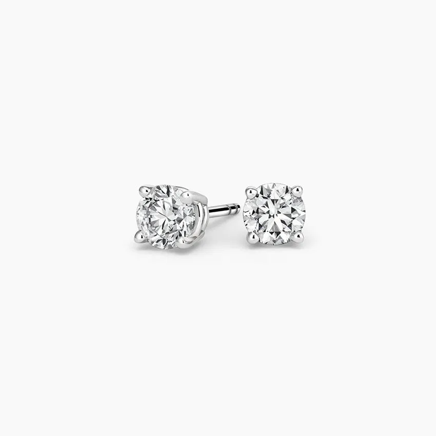 3/4ct tw LAB GROWN Diamond Earrings in 14kt White gold