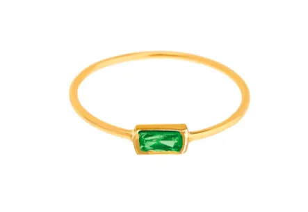 Baguette Gem Ring