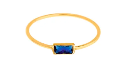 Baguette Gem Ring