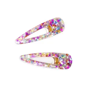 Boutique Gel Sparkle Bow Hair Clip