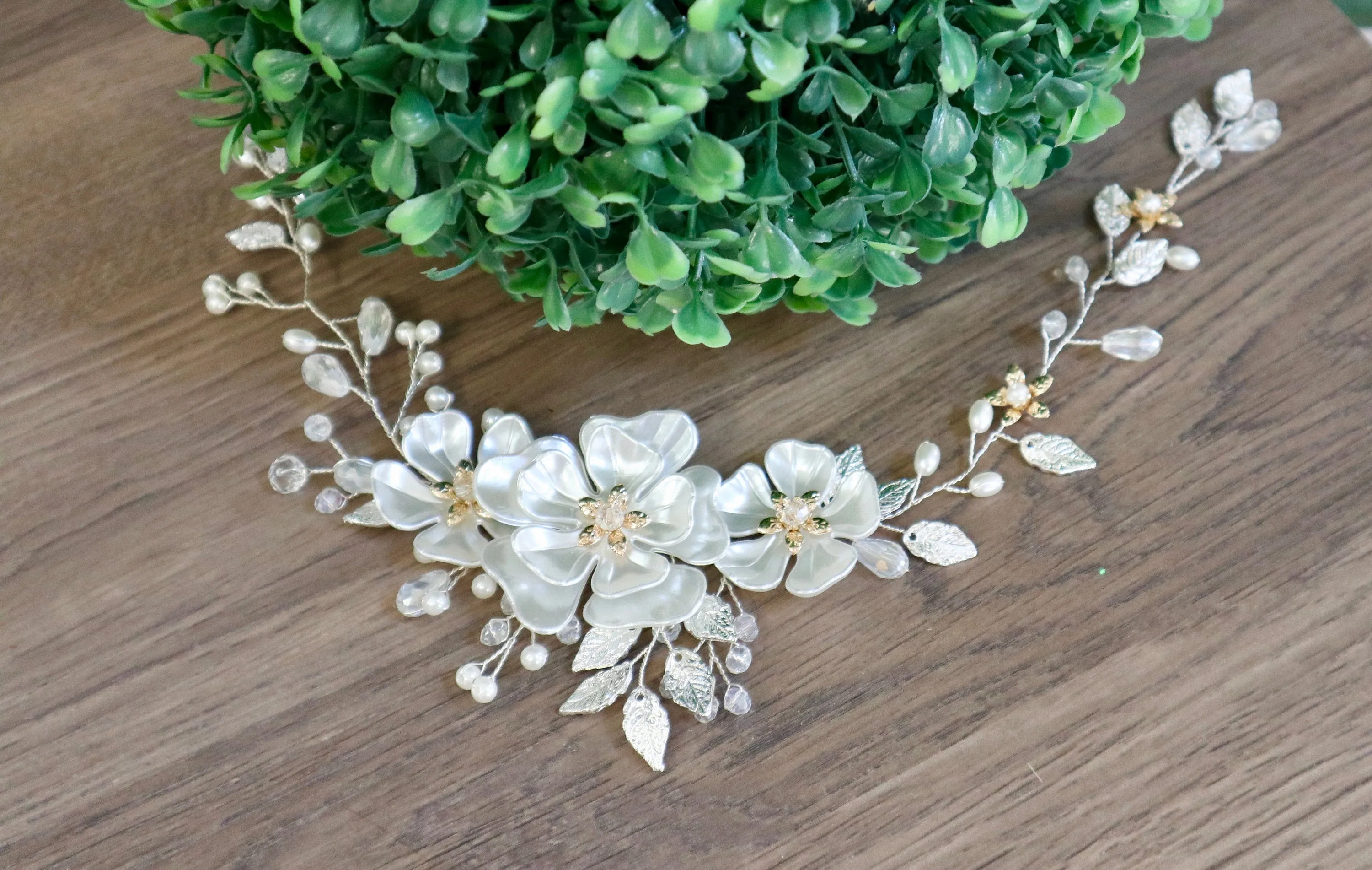 Bridal Hair Vine Bridal Hair Accessories Wedding Hair Vine  Wedding Hair Accessories Bridal Hair piece Bridal Hair vine Wedding Hair piece