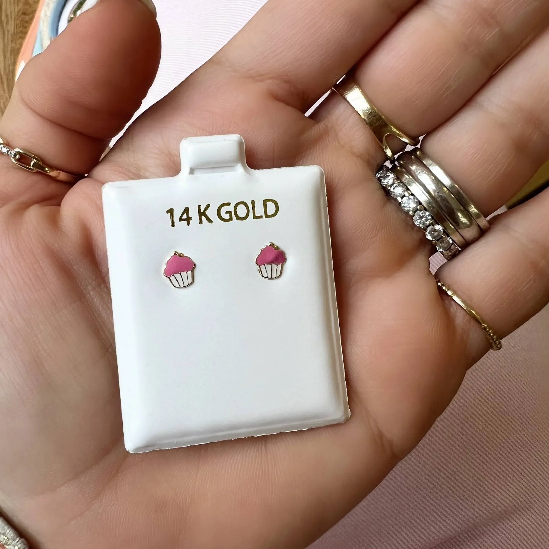 Cupcake Studs