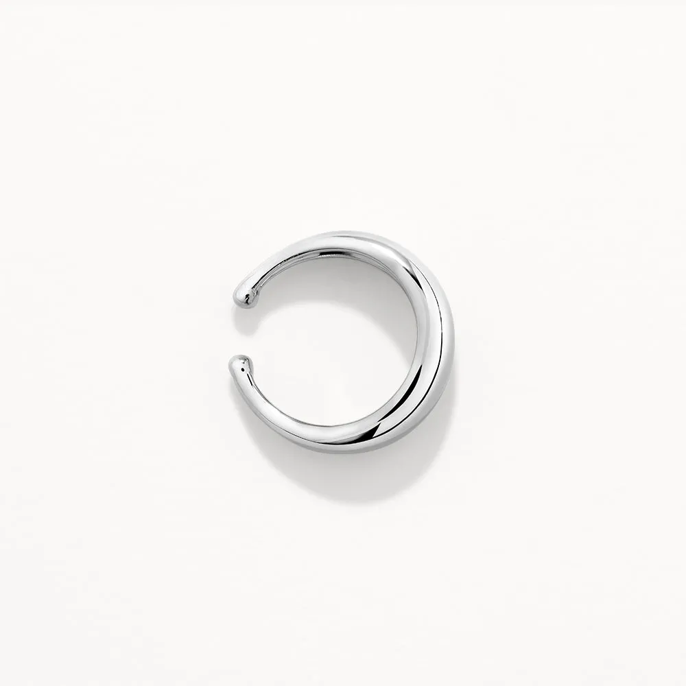 Curve Ear Cuff Set in Silver