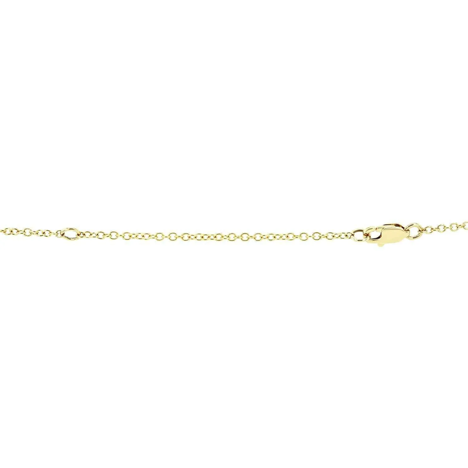 Dangle Feather Necklace - Yellow
