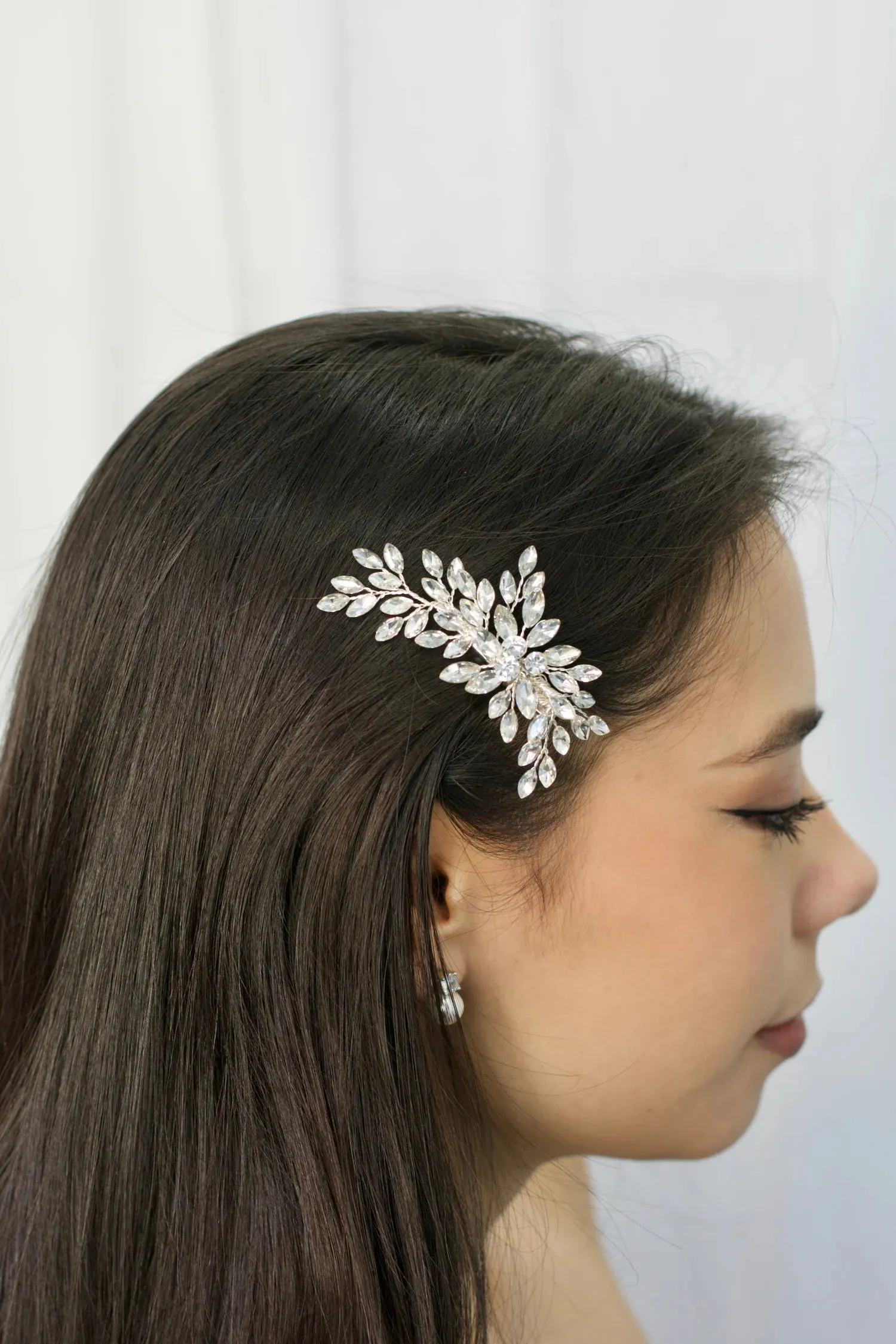 Eliza - Marquise Crystal Bridal Hair Clip