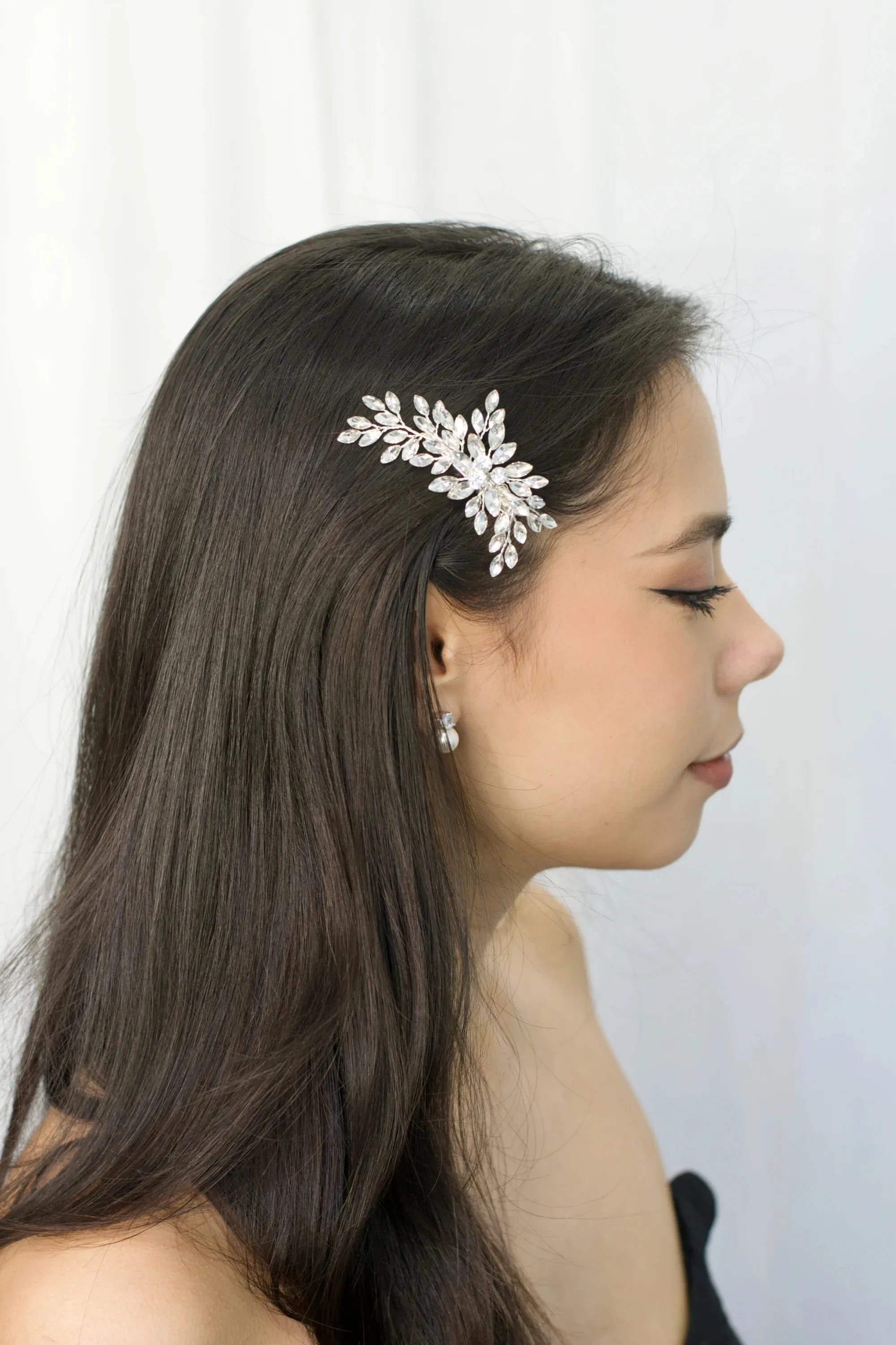 Eliza - Marquise Crystal Bridal Hair Clip