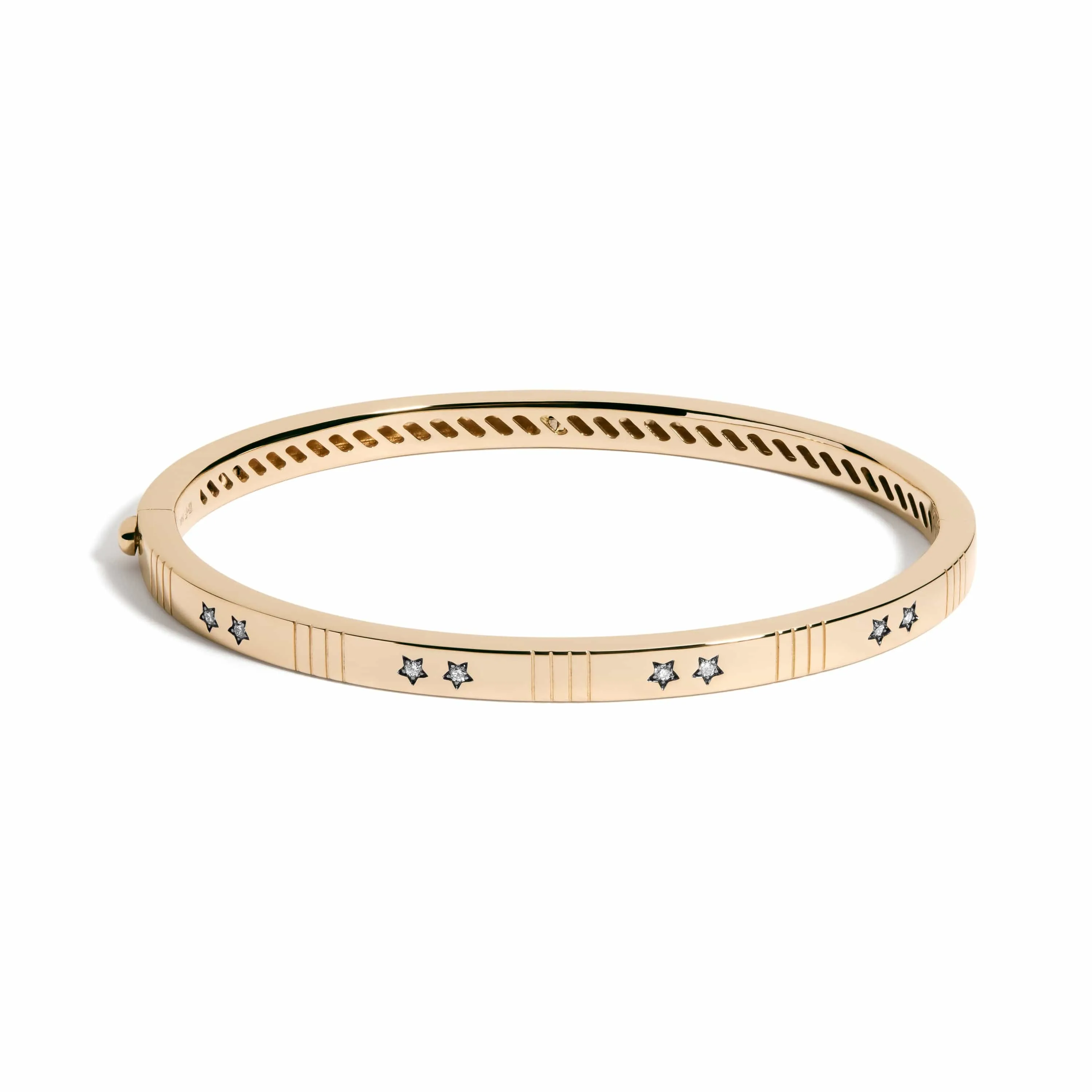 emotey bangle bracelet, diamond starry eyes