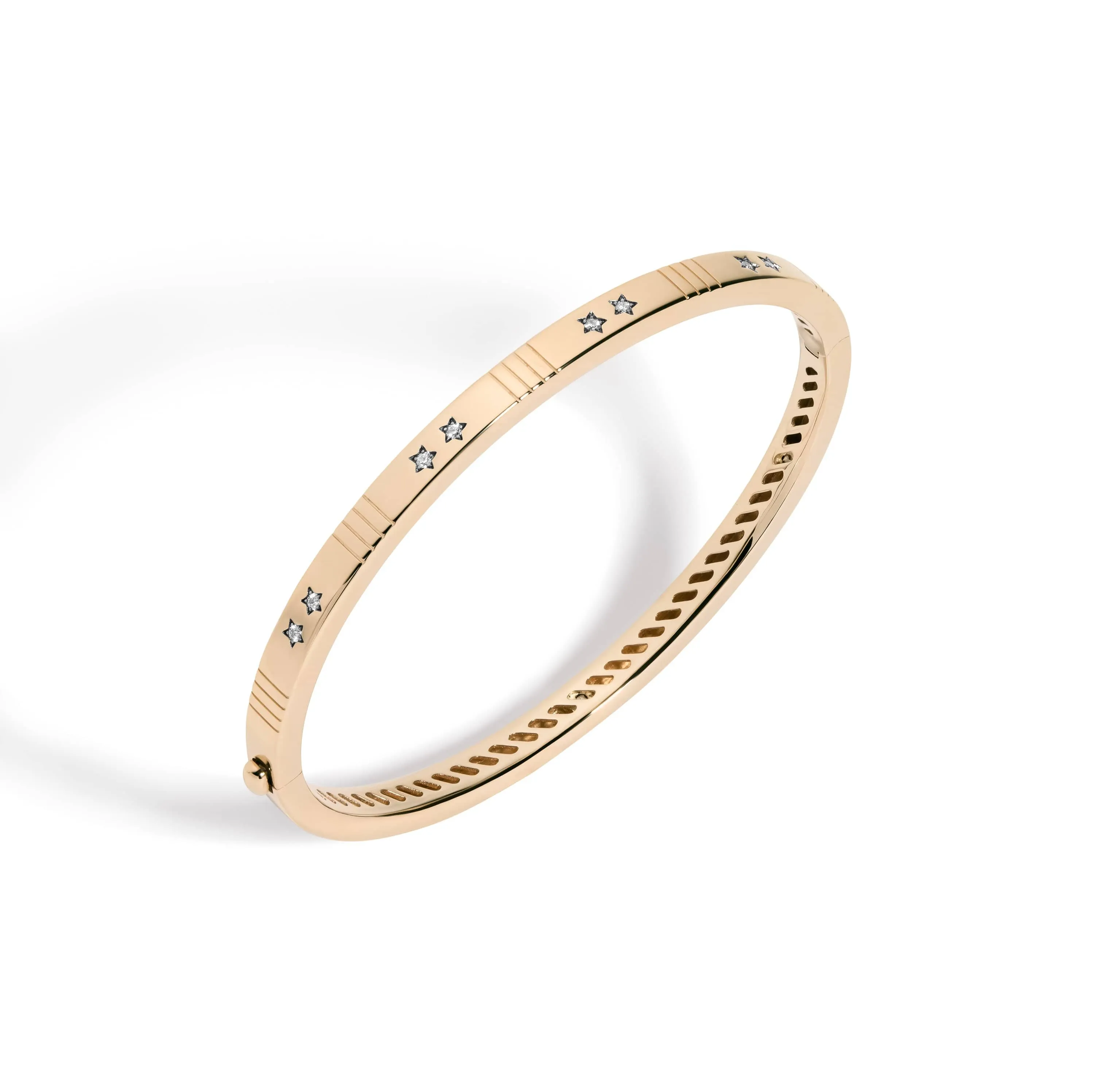 emotey bangle bracelet, diamond starry eyes