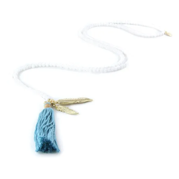 Ettika Beaded Tassel Necklace