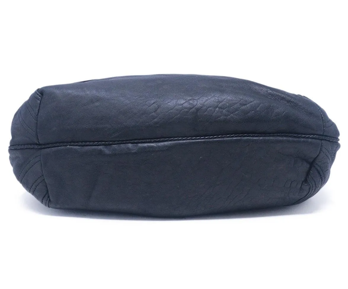 Fendi Black Leather Spy Bag
