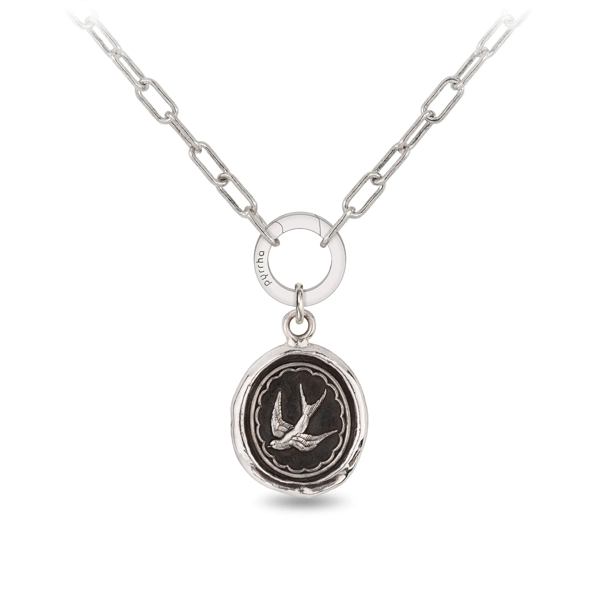 Free Spirited Small Paperclip Chain Necklace