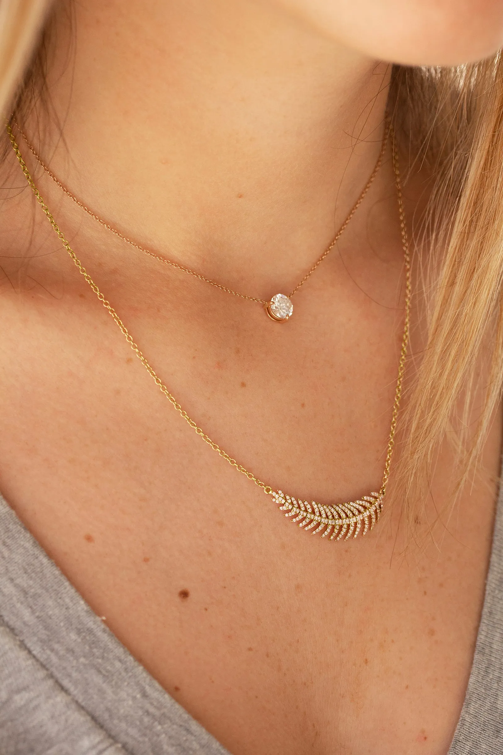 Hammock Feather Necklace