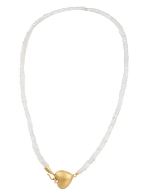 Heart Necklace in Crystal