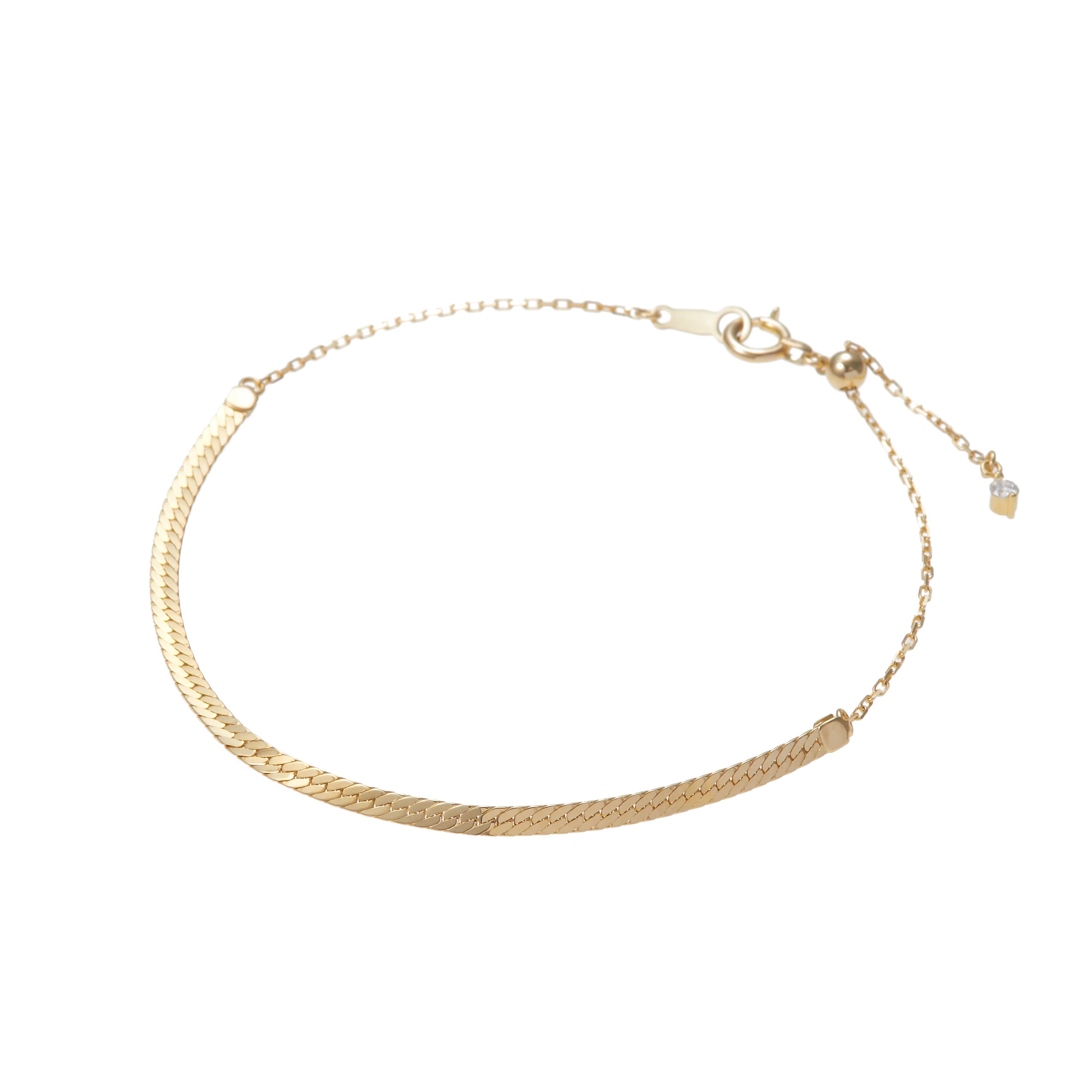 Herringbone chain bracelet