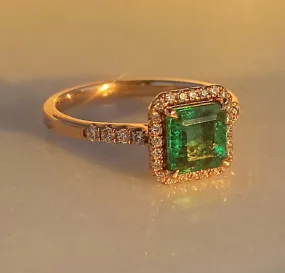 Jess Emerald Ring