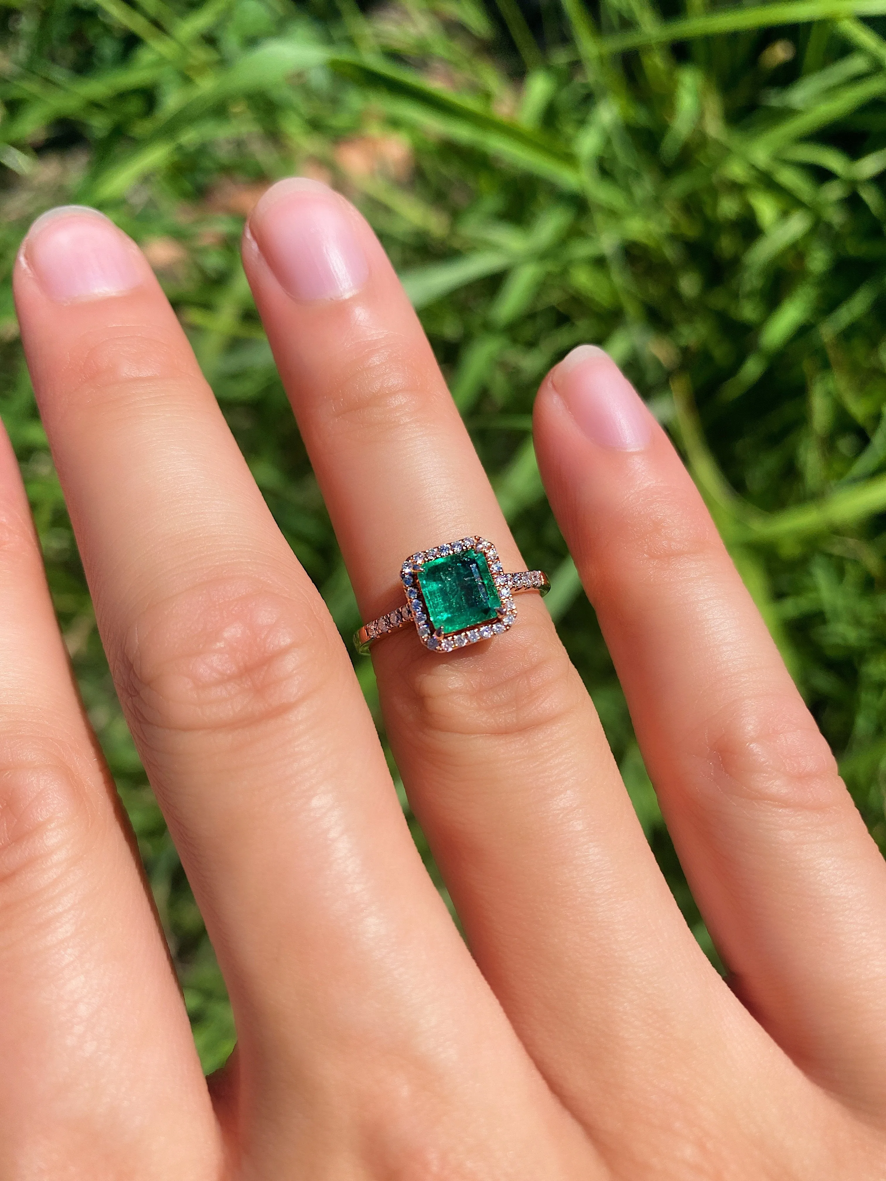 Jess Emerald Ring