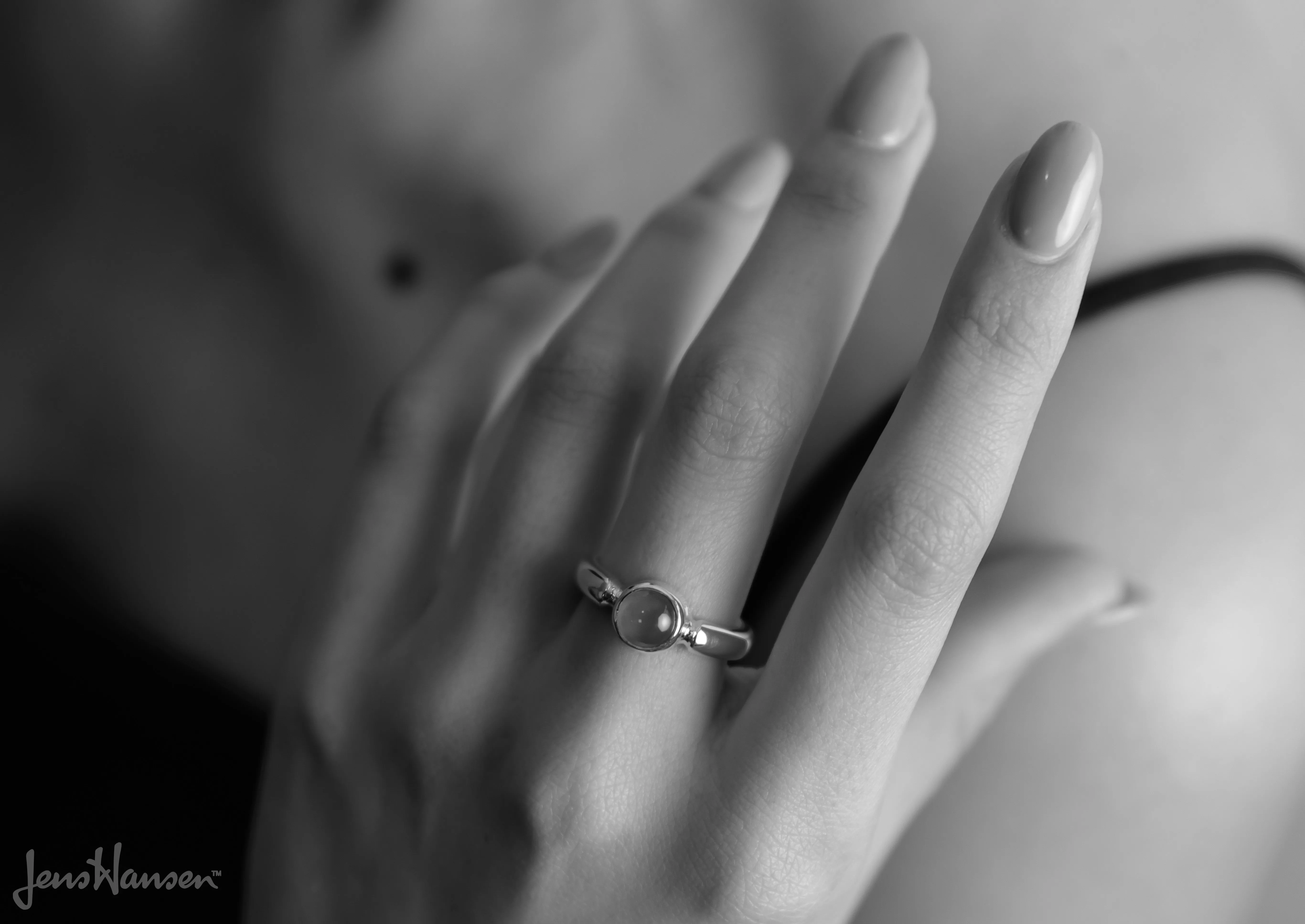 JW120 Star Ruby Ring, Sterling Silver
