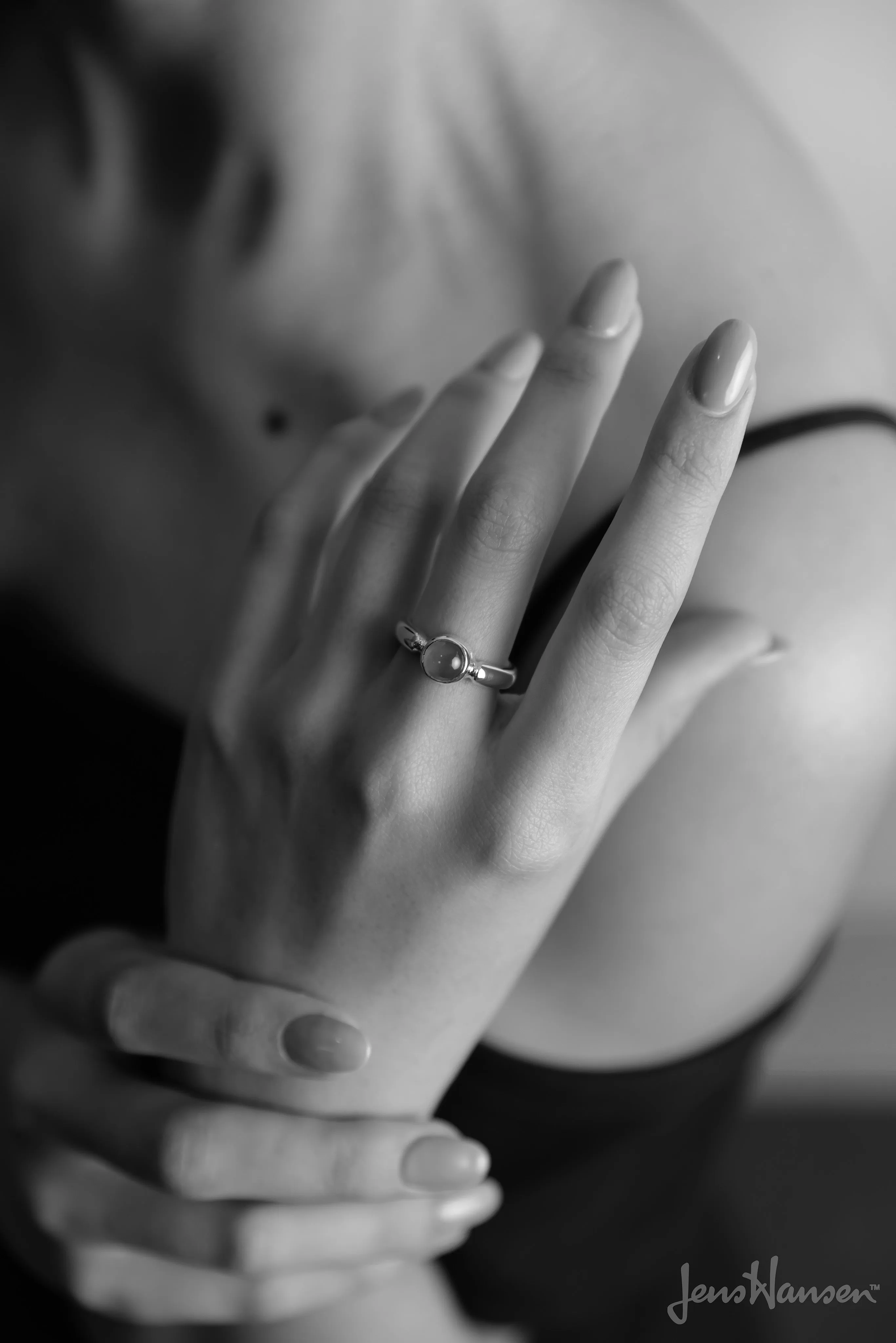 JW120 Star Ruby Ring, Sterling Silver