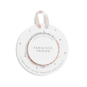 Kids Happy Little Moments Fabulous Friend Silver Plated Bracelet C740