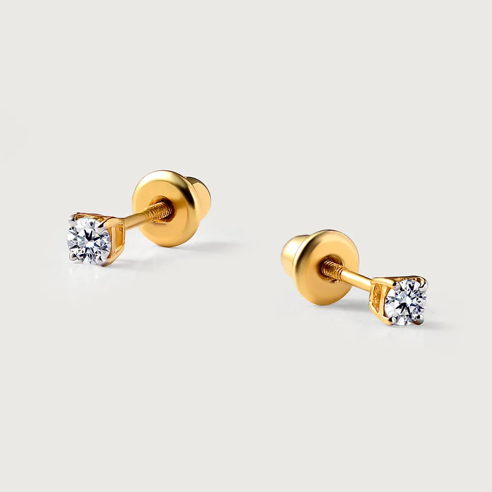 Lab Grown Diamond Classic Stud Earrings