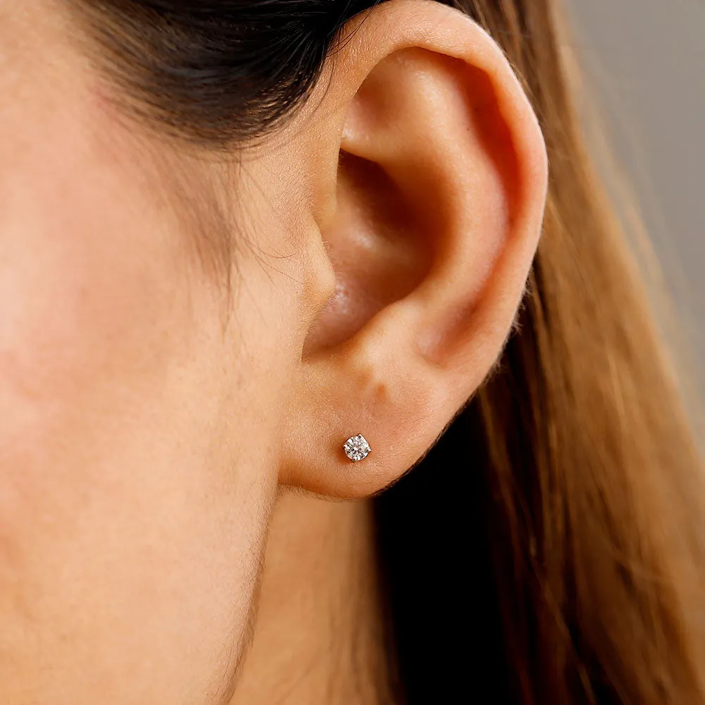 Lab Grown Diamond Classic Stud Earrings