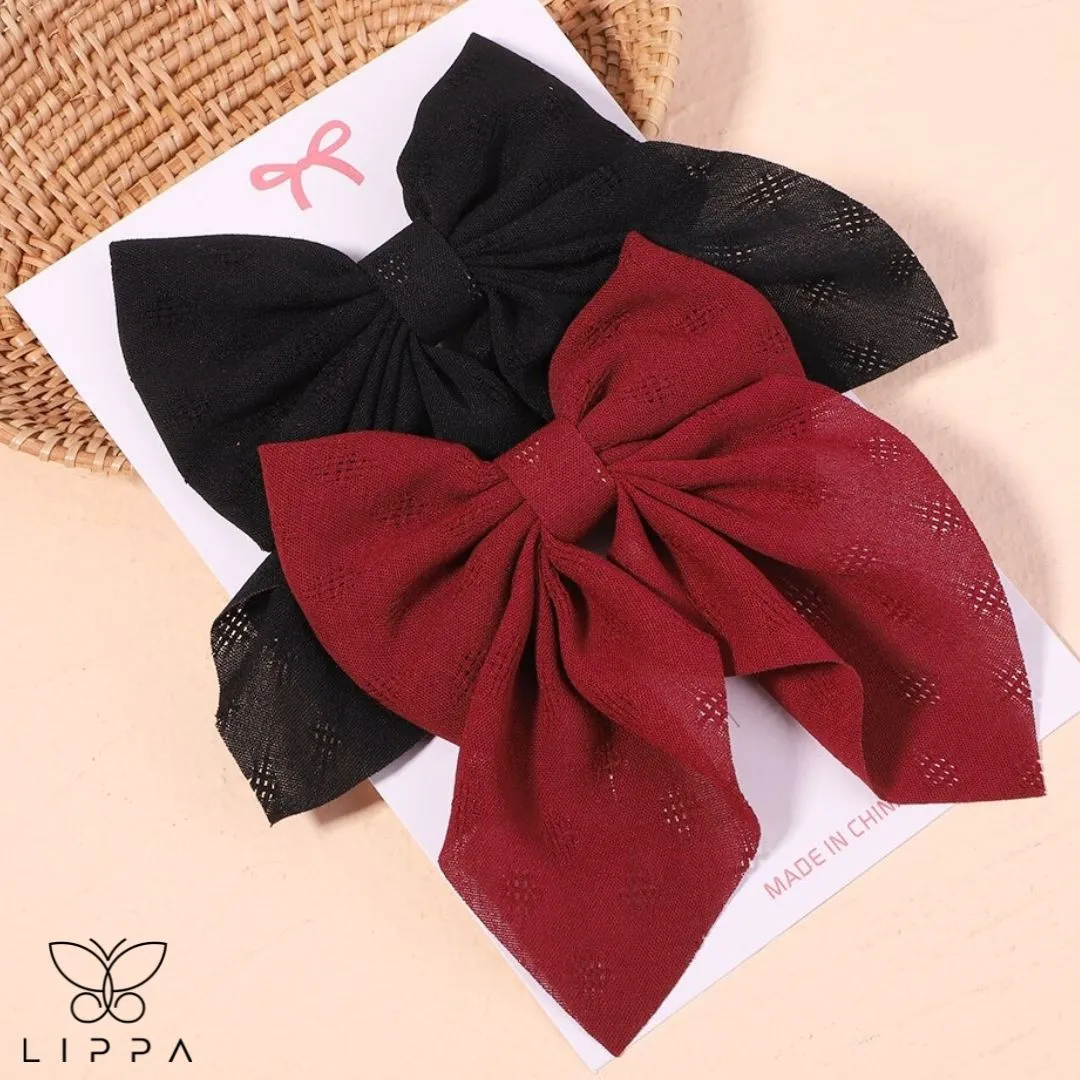 Lace Butterfly Hairpin Set