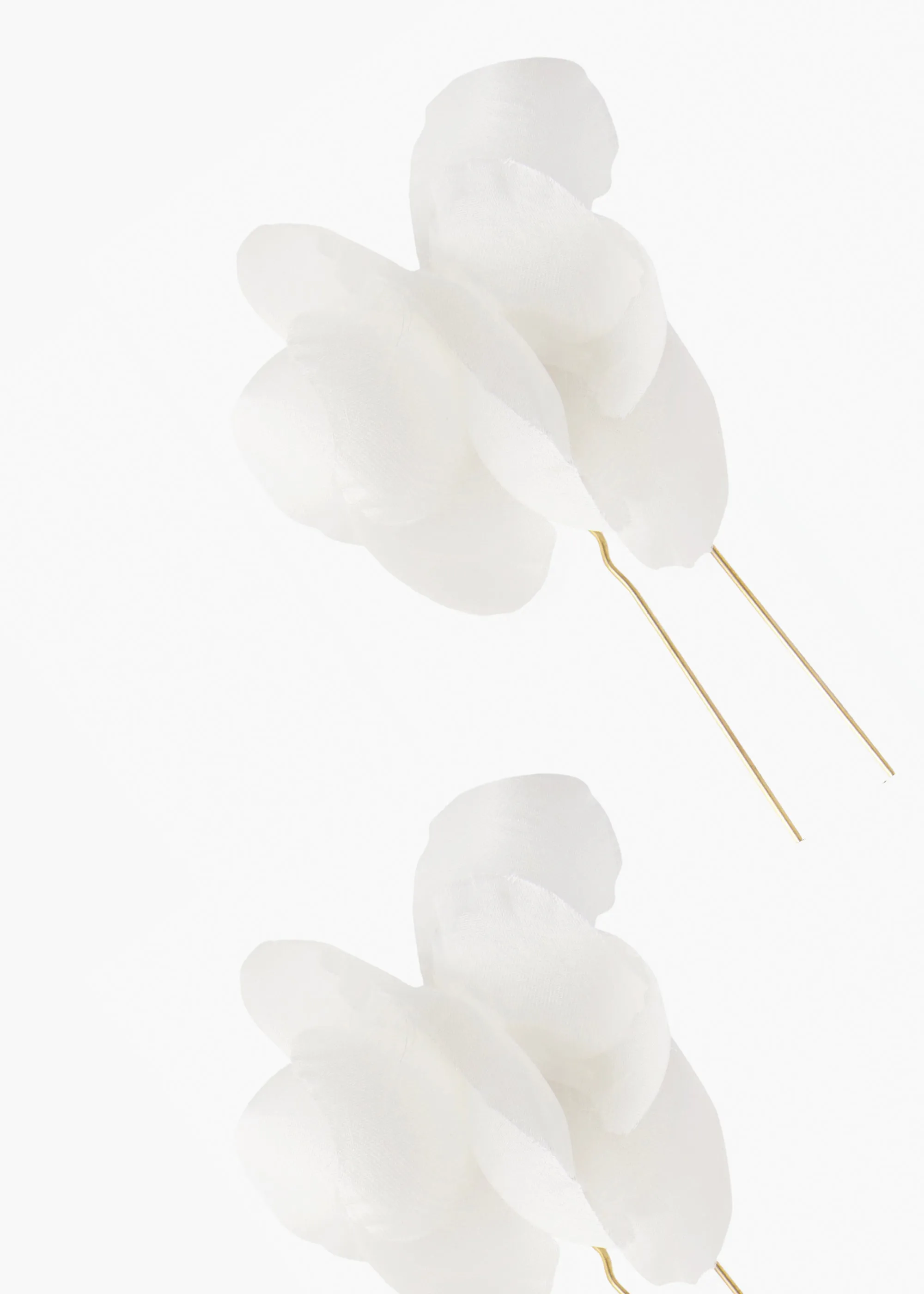 Large Jardinia Hairpins -- Cream