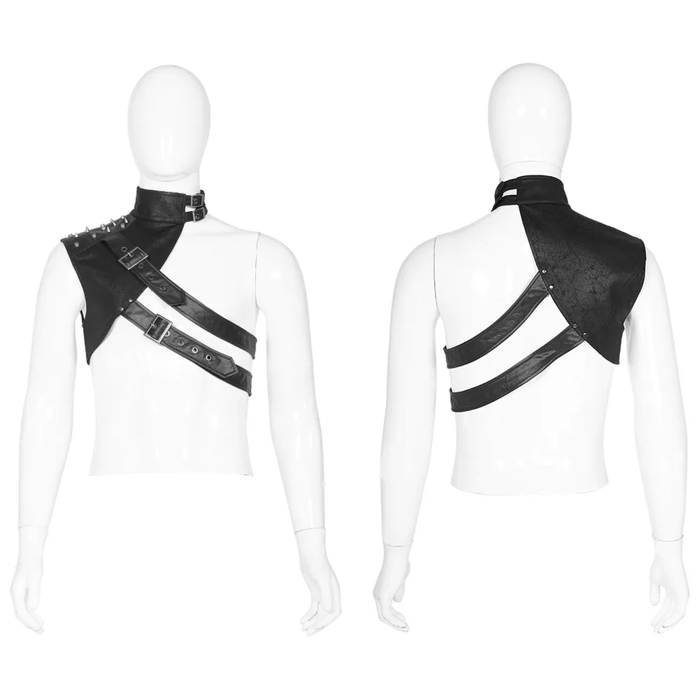 Leather Shoulder Harness for Edgy Streetwear