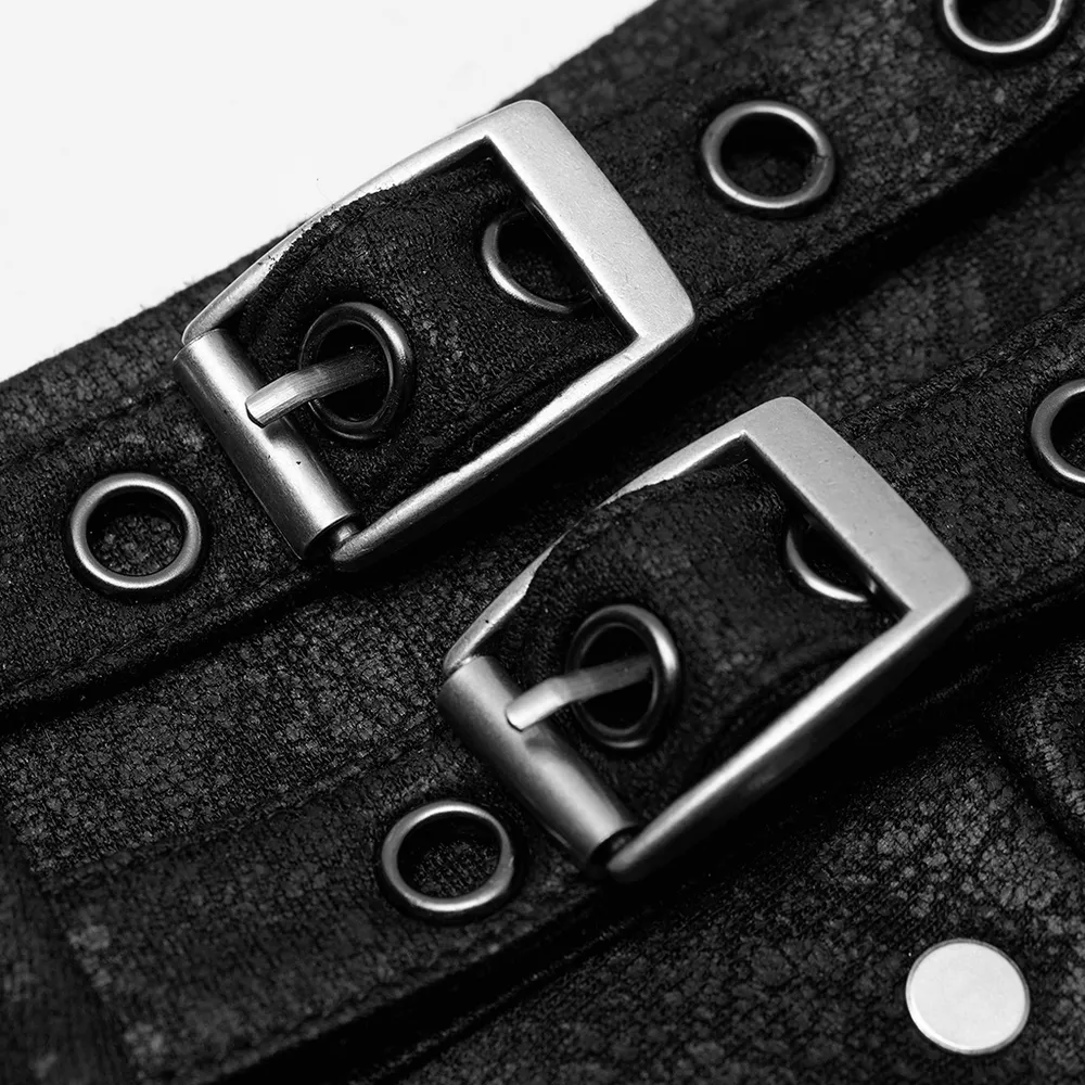 Leather Shoulder Harness for Edgy Streetwear