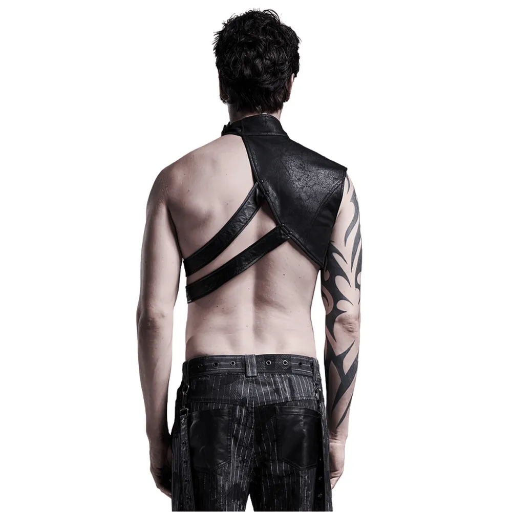 Leather Shoulder Harness for Edgy Streetwear