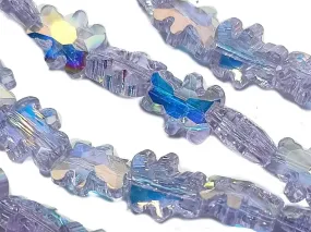 Light Purple Rainbow Teddy Shaped Designer Crystal Beads