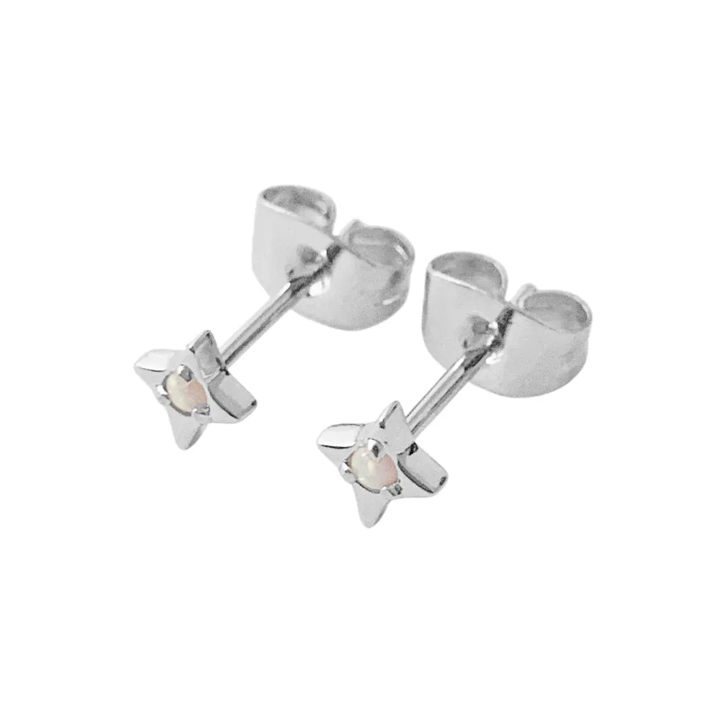 lucky origami star studs