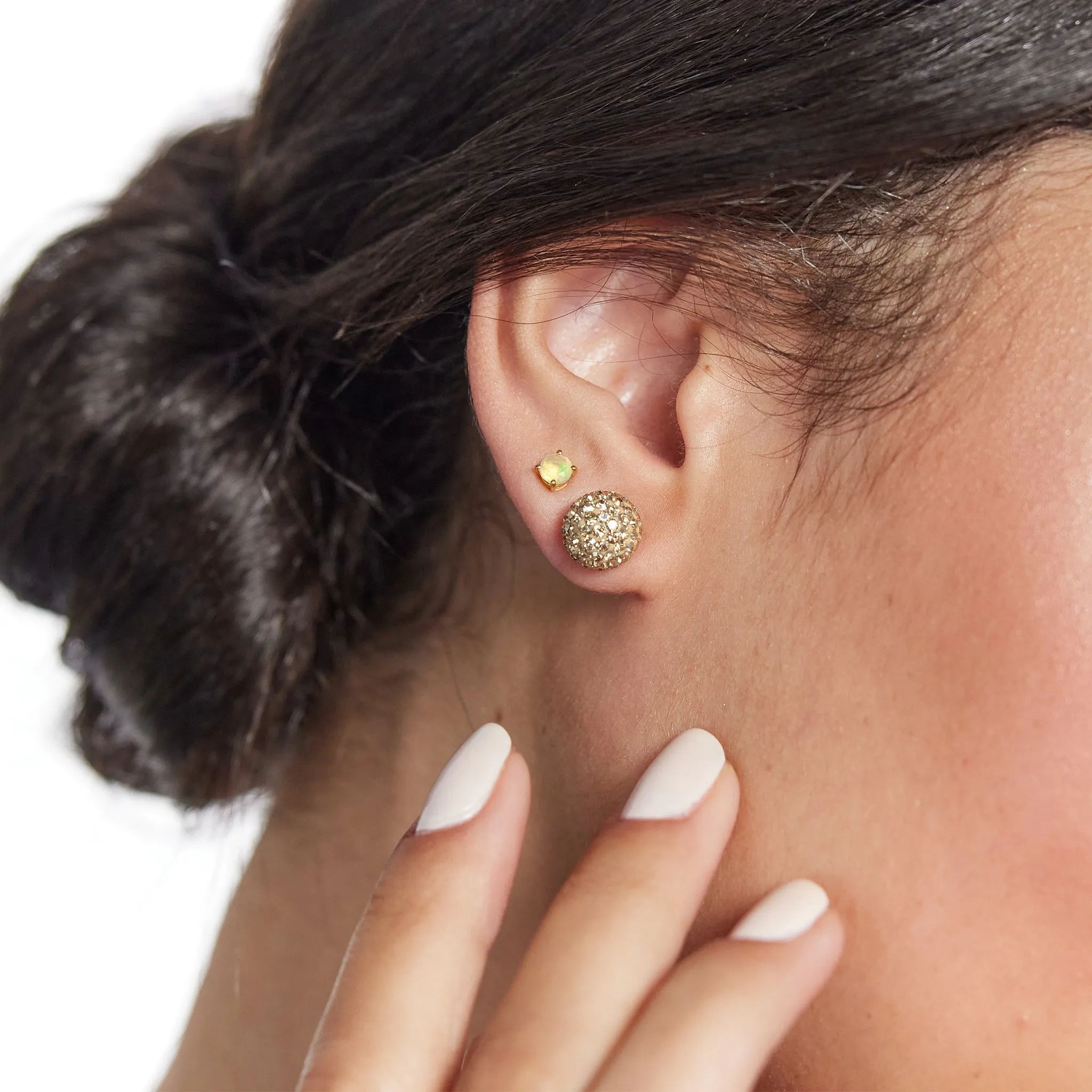 Medium Birthstone Sparkle Ball™ Stud Earrings