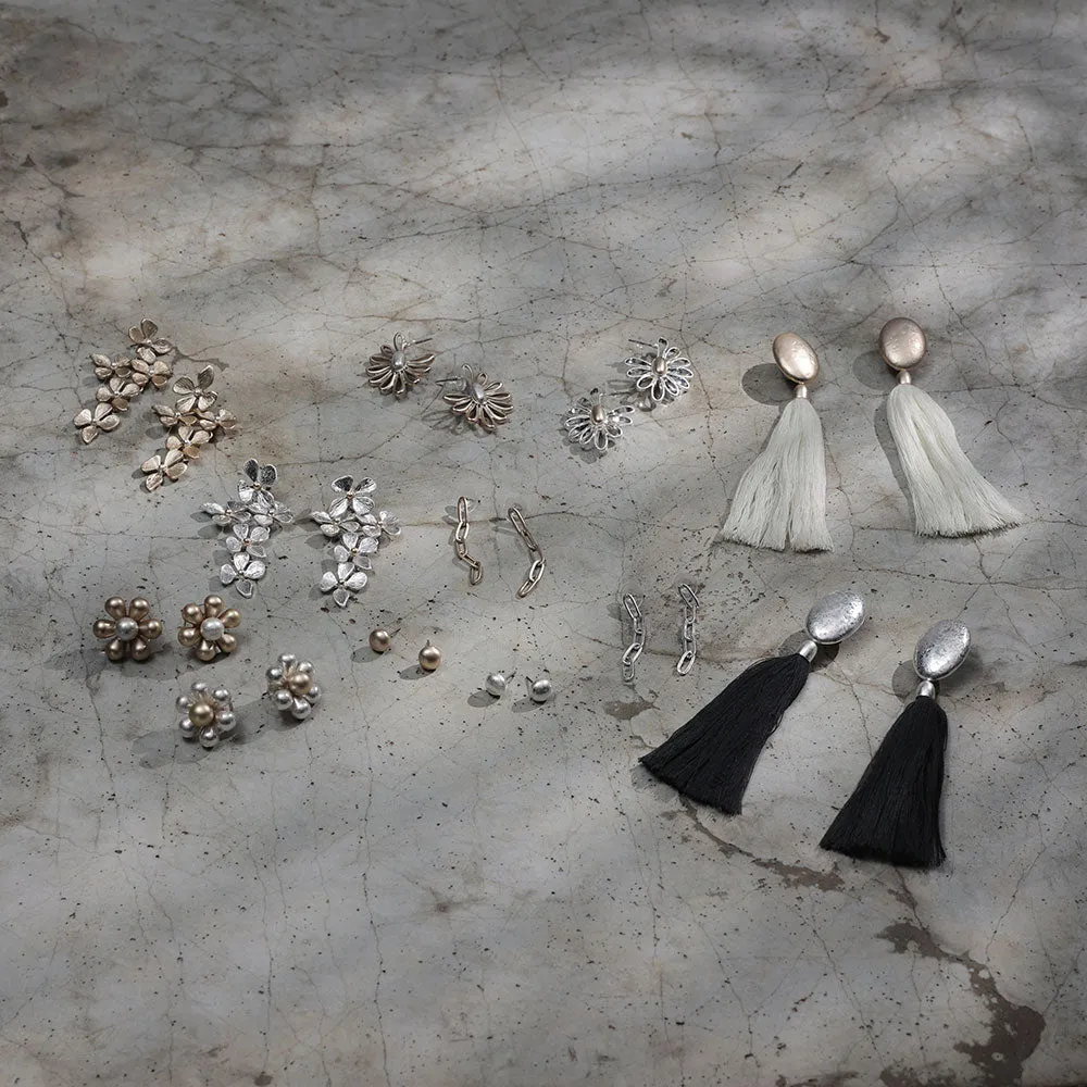 Metal Ball Stud Earrings
