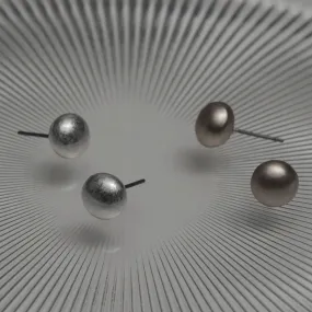 Metal Ball Stud Earrings