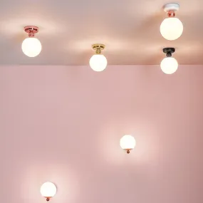Modern Minimal Globe Ceiling Light