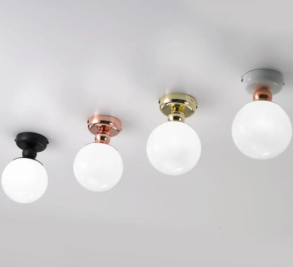 Modern Minimal Globe Ceiling Light