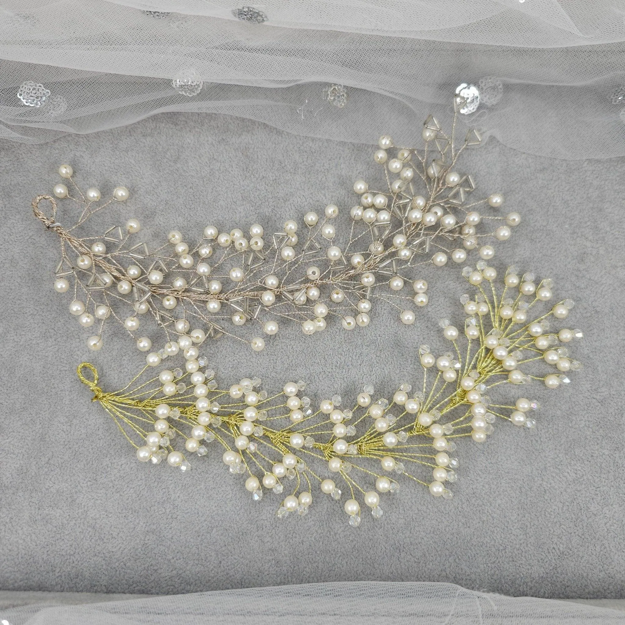 Mona Bridal Hairvine Headpiece