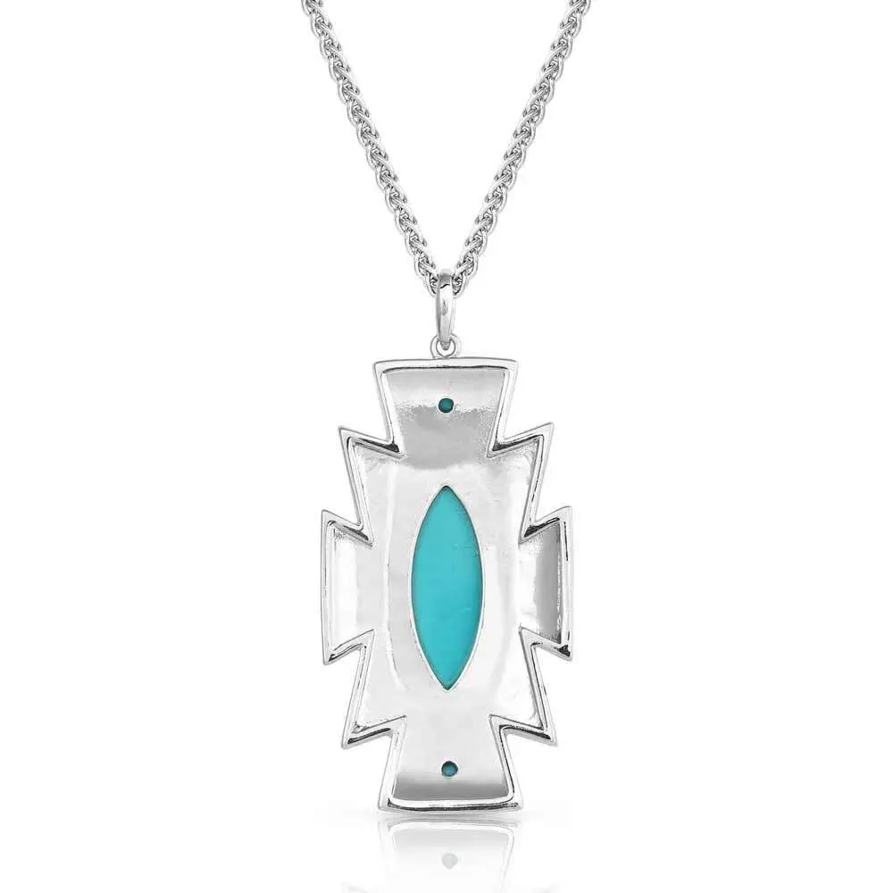 Montana Silversmiths Ocean Storm Cloud Turquoise Necklace
