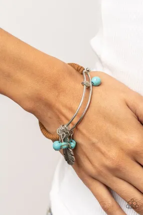 Paparazzi Bracelet ~ Running a-FOWL - Blue