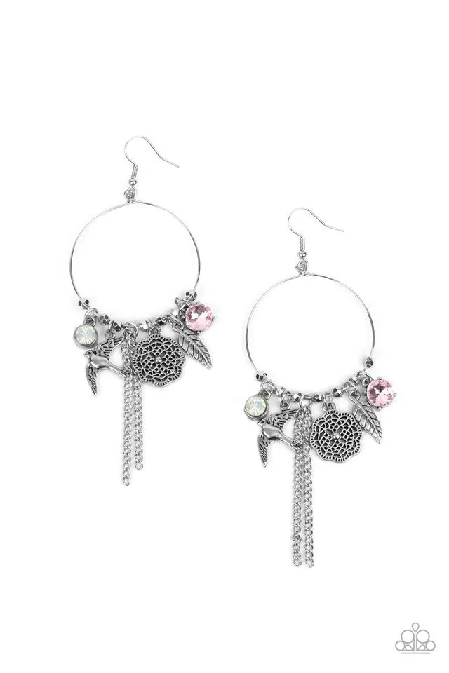 Paparazzi Earring ~ TWEET Dreams - Pink