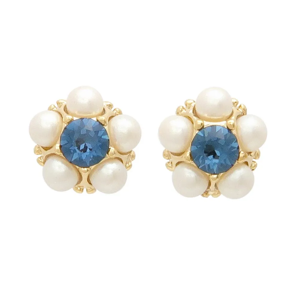 Pearl and Stone Pave Studs