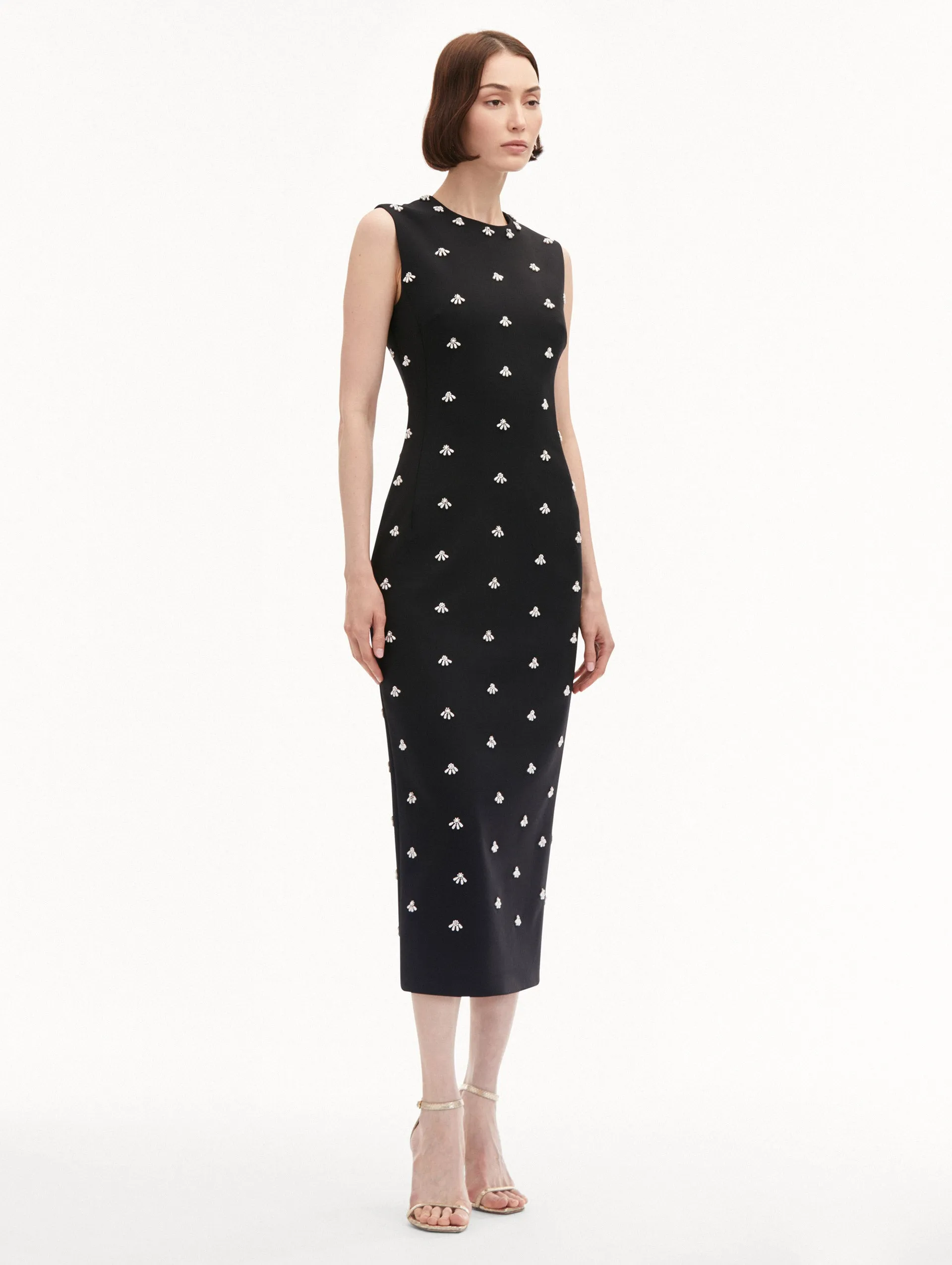 Pearl Cabochon Cocktail Dress