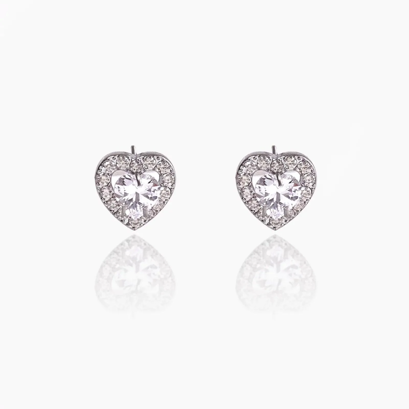 PENDANT HEART STUDS