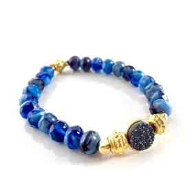 "Druzy Dream" Bracelet (Royal)