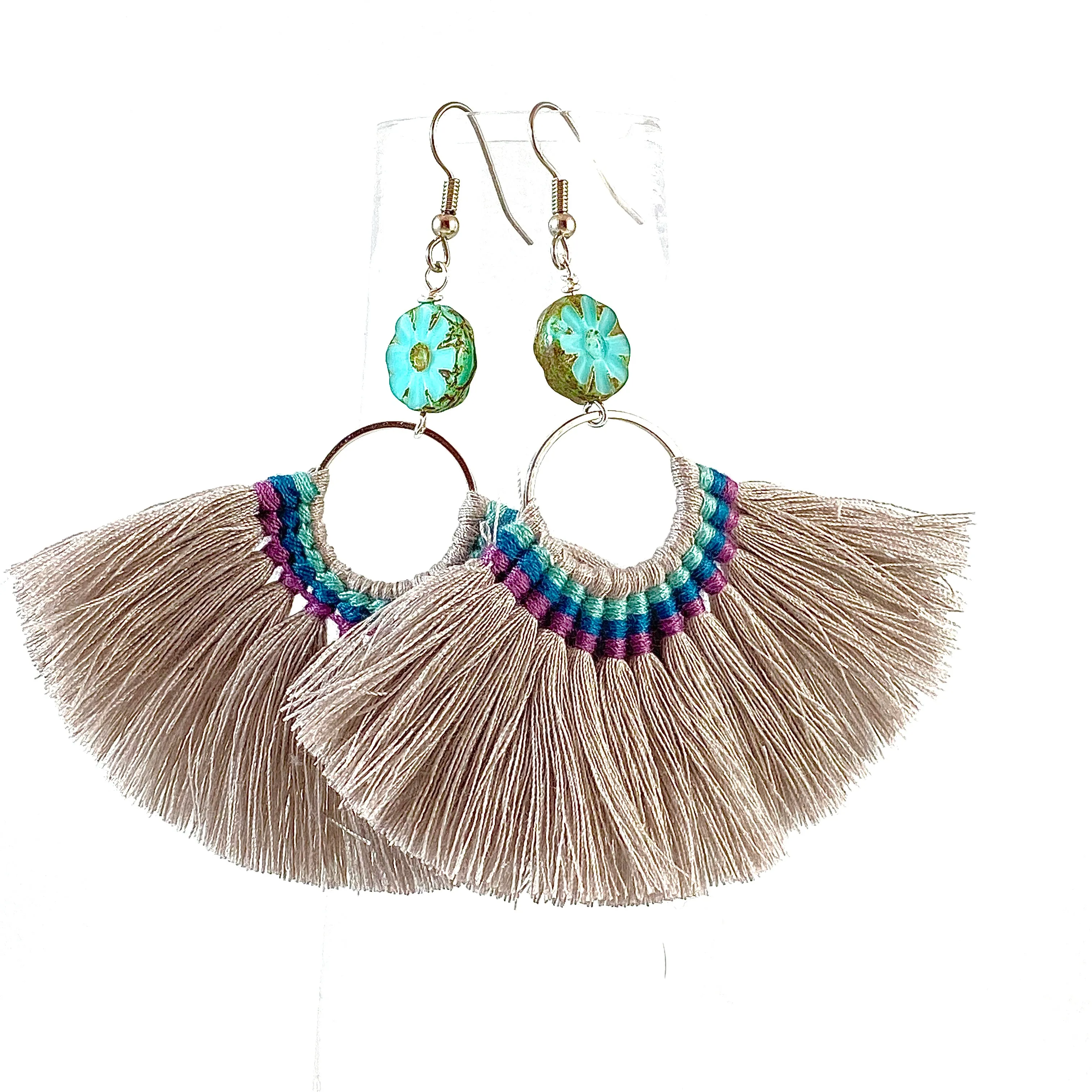 "Fan Me" Earrings (Various Colours)