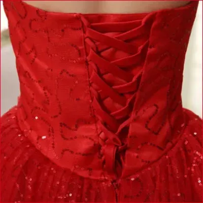 Romantic Princess Strapless Wedding Dress with Appliqués