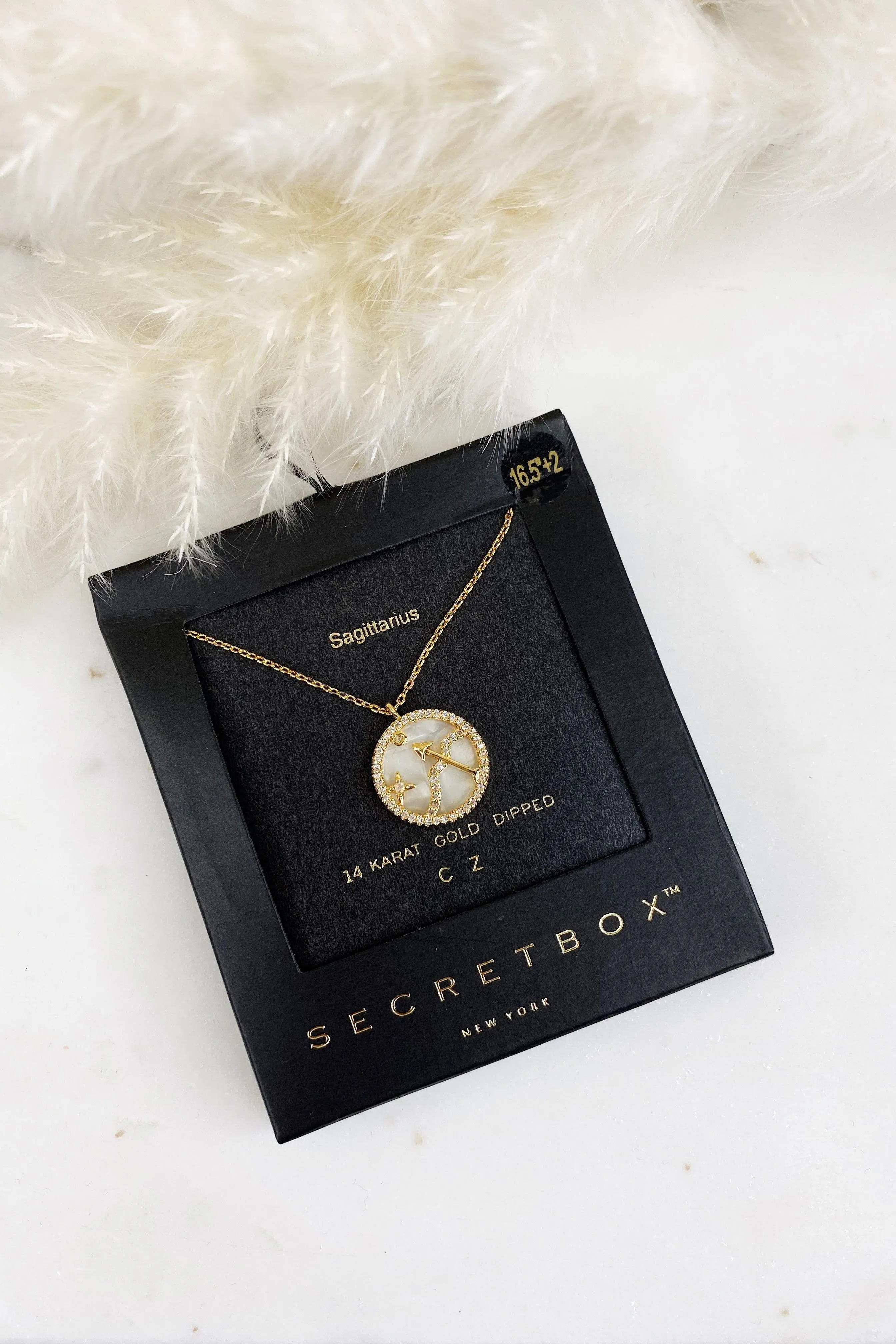 Sagittarius Pendant Necklace - Gold