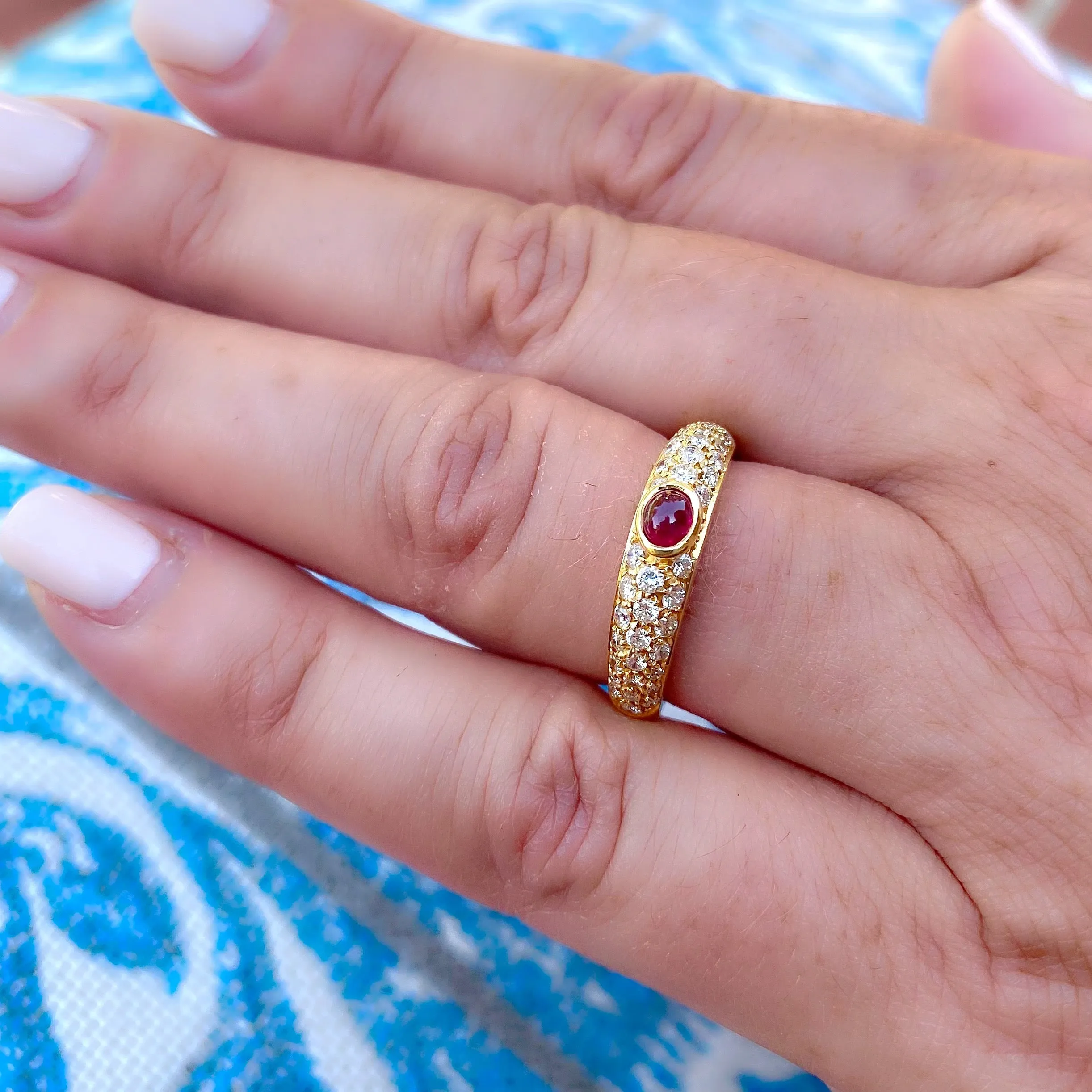 Salavetti Ruby & 18k Rose Gold Ring