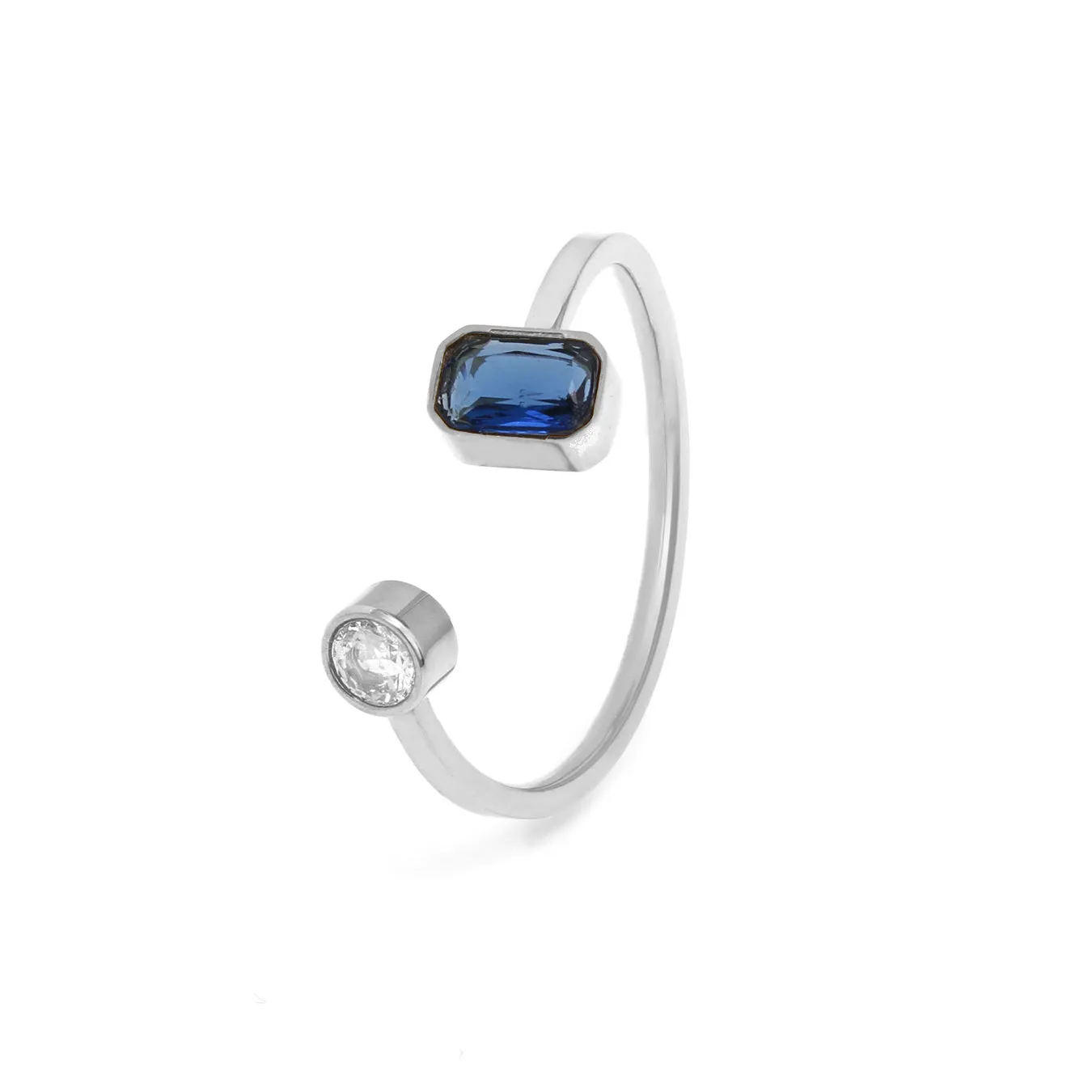 September Sapphire Birthstone Gift Set - Silver